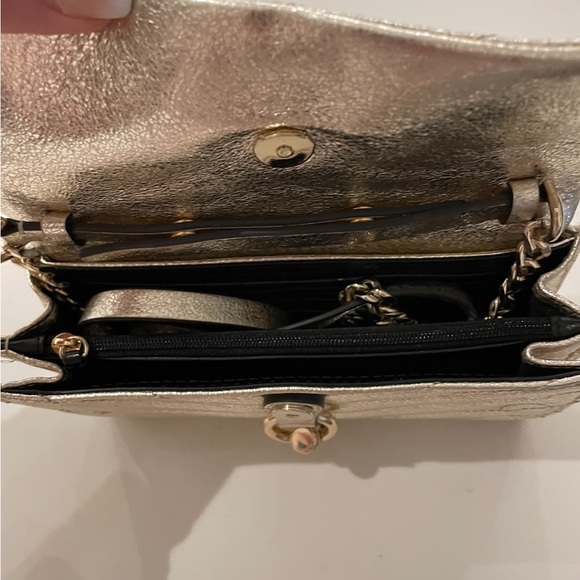 Rebecca Minkoff Edie quilted crossbody bag silver - Picture 9 of 12